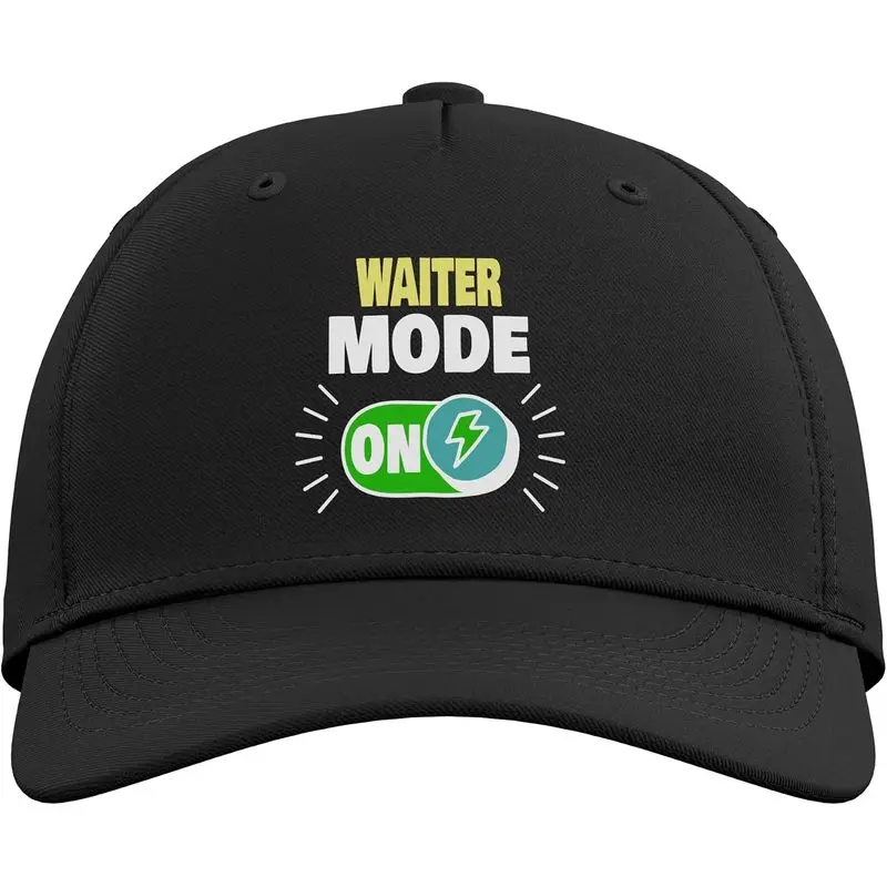 Waiter Mode On Funny Waiter Adjustable Baseball Hat