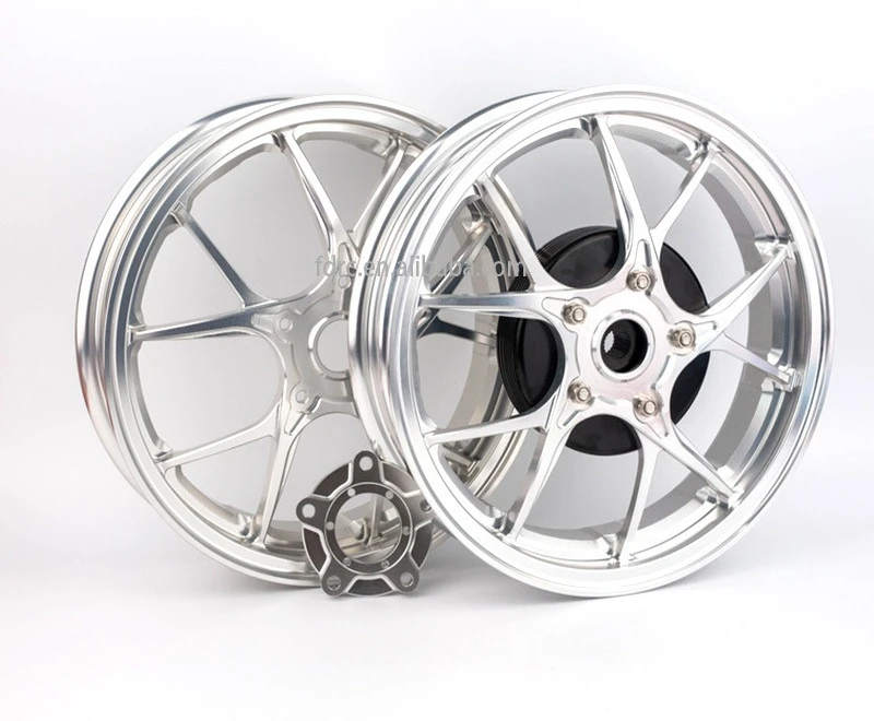 

Forged Aluminum Wheel Rims VESPA Front and Rear Set for PIAGGIO VESPA Racing Motorcycle Parts Silver Wheels