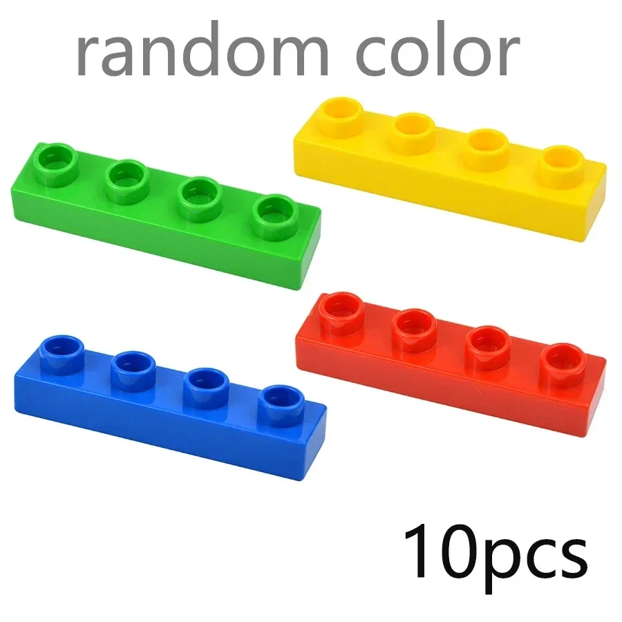 Big Size MOC Marble Race Run Track Maze Building Block Funnel Slide Ball Bricks Large Toys Creative Assemble Compatible Duploes