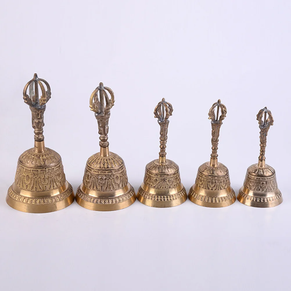 

1pc 7Cm Retro Archaize Vintage Ornate Feng Shui Vintage Bell Home Office Archaize Bell Decoration Pet Training