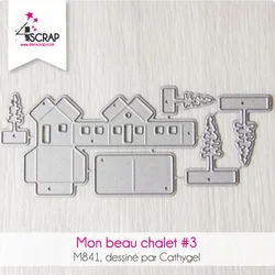 2022 AliliArts Metal Cutting Dies My Beautiful Chale diy Scrapbooking Photo Album Decorative Embossing PaperCard Crafts Die