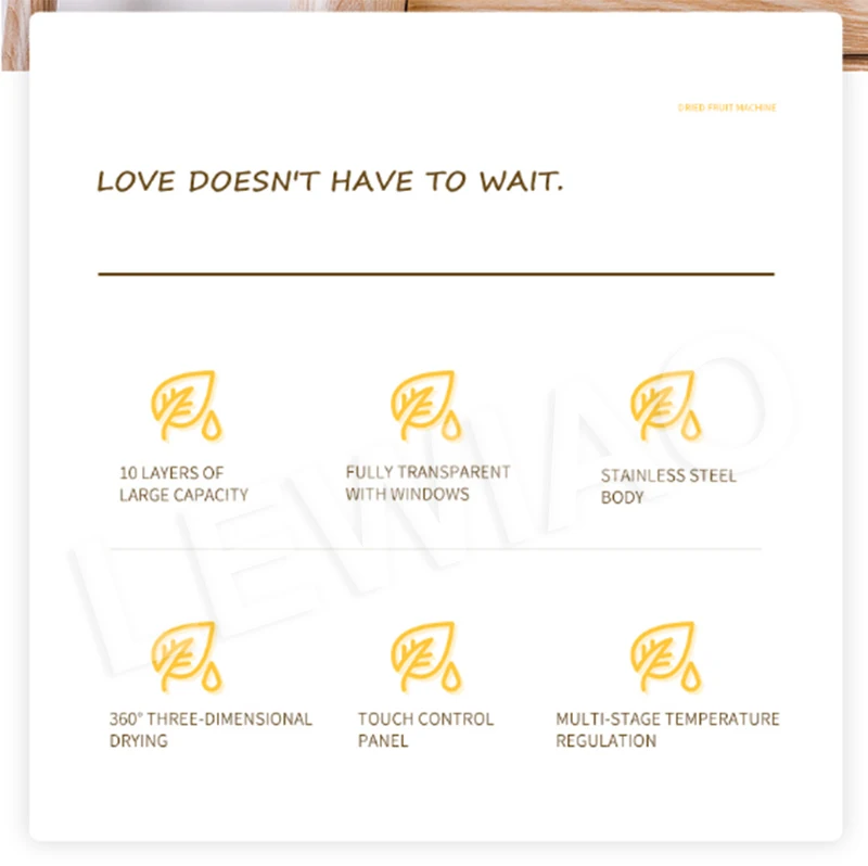 

Высокопроизводительная интеллектуальная сушильная машина для пищевых продуктов, 10-слойный дегидратор для фруктов, сенсорная панель, сушилка для сладкой ваты, закусок для домашних животных