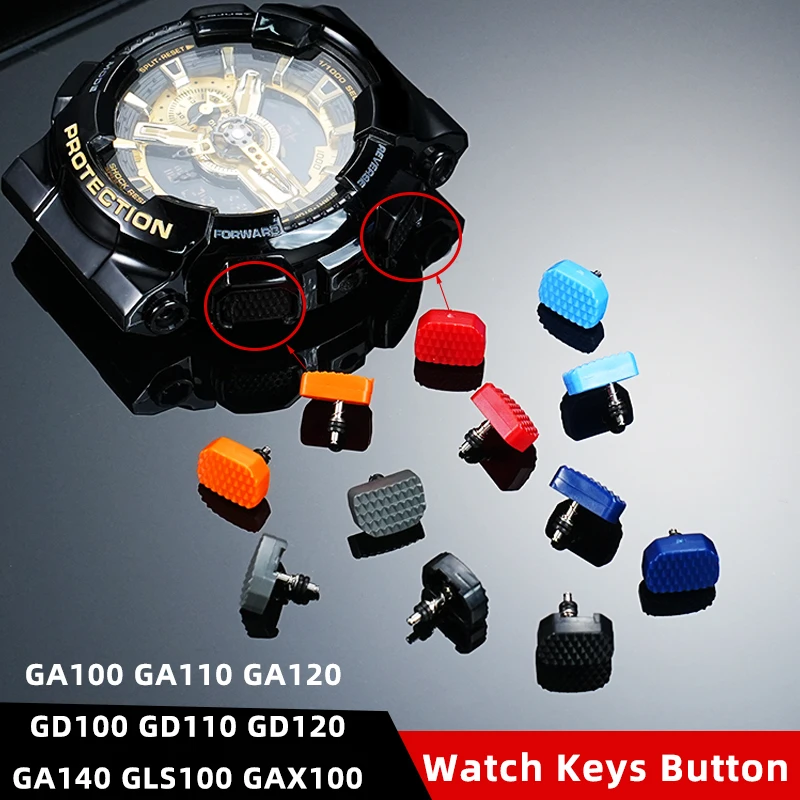 For Casio GA110 Watch Button keys G-shock 5146 GA110/GA100/120 GD100/110 GLS-100 GAX-100 Watch Keys Button DIY Replacement parts