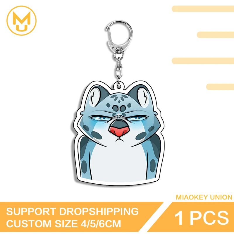 Lovely Furry Amusing Attractive Waterproof Ingenious Double Sided Key Chains Fancy Luxury HD Pattern Versatile Fashion Jewelry