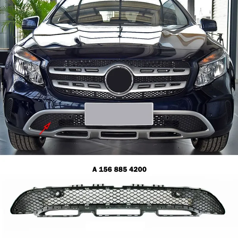 

For Mercedes Benz GLA X156 W156 a1568804200 a1568853122 Front Lower Grille Bumper Radiator Grill Air Intake Parts Accessories