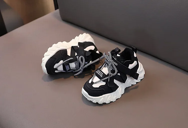 Herbst Winter Kinder Turnschuhe Jungen plus Kaschmir warme Sportschuhe Mädchen rutsch feste Freizeit schuhe Studenten schuhe Kleinkinds chuh – Detail 8