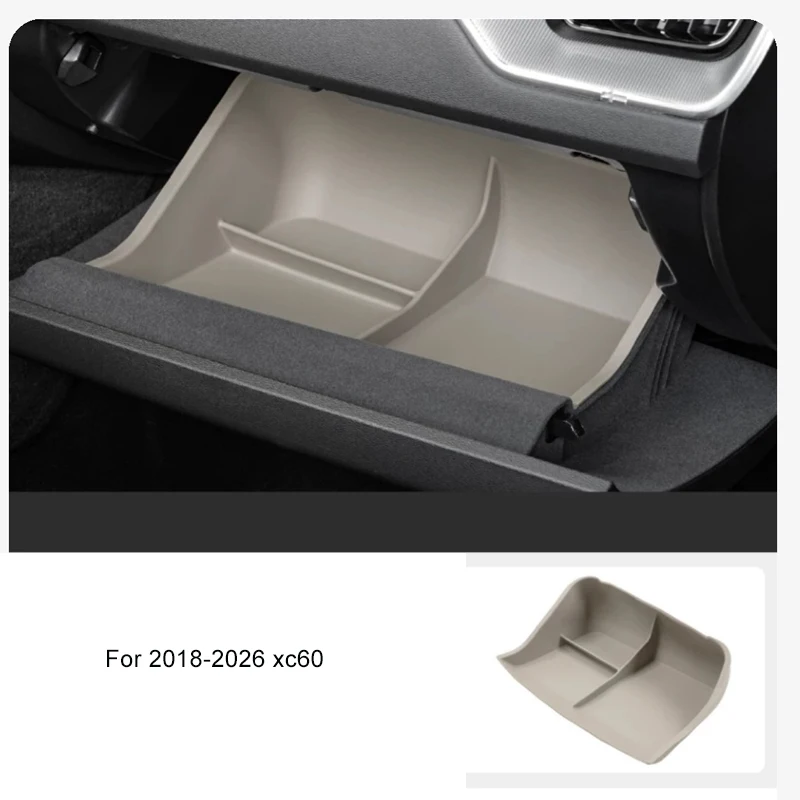 Für Volvo XC60 S90 XC90 Beifahrer-Handschuhfach-Trennwand Aufbewahrungsbox Innenausstattung – Detail 1