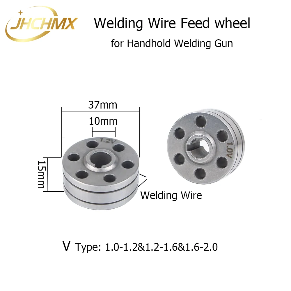 JHCHMX Laser Handheld Welding Wire Feed Wheel V/U- 0.8/1.0/1.2/1.6/2.0/2.5 Guide Wire Pressing Wheel for SUP Laser Welding Parts