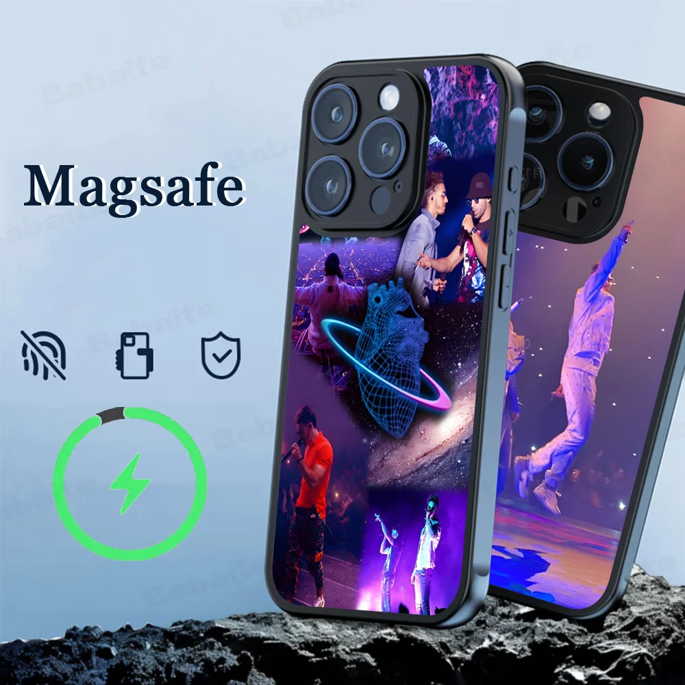 Singer Two Brothers By PNL Phone Case Magnetic Case For IPhone 16 14 13 12 11 15 Pro Max Plus For Magsafe Wireless Charge Cover