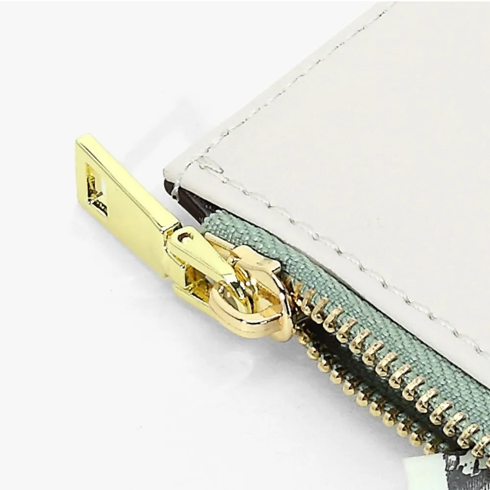 

Portable Waterproof Long Folding Wallet Handheld PU Leather Money Purse Bag Zipper Lightweight Check Credit Card Bag Travel