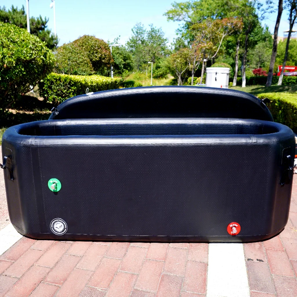 High Quality Inflatable PVC Cold Plunge Tubs Freestanding Ice Baths and Hot Tubs