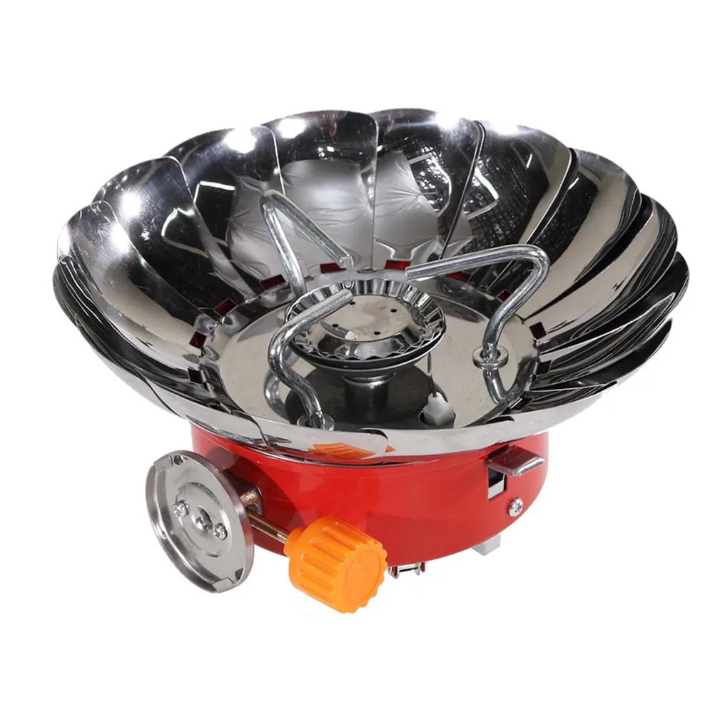 

Portable Camping Stove Foldable Mini Outdoor Gas Burner For Hiking Mountaineering Picnic Durable Anti Rust Eco Friendly Stove