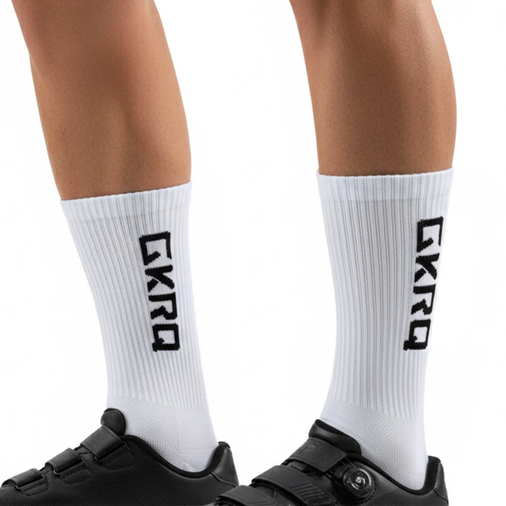 Neue Fahrradsocken Hochwertige Kompressionssocken für Männer und Frauen Fußballsocken Basketball Outdoor-Lauf Professionell – Detail 1