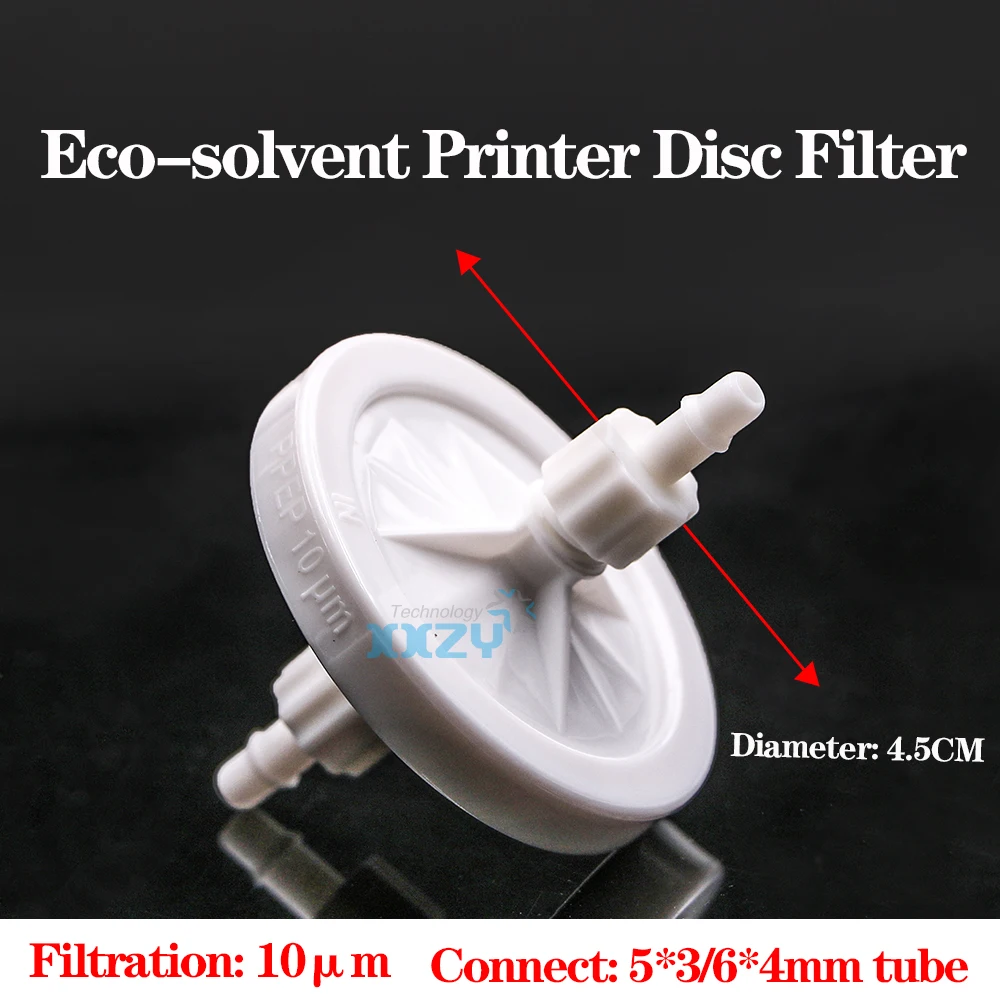 4pcs/lot Spare Parts 10 Microns White Big Disc Filter for Flora Polaris Solvent Printer Ink Filter 10um