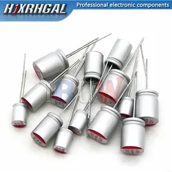 10PCS Solid Electrolytic Capacitor DIP Low ESR 6.3V 10V 16V 25V 35V 50V 63V 10UF 47UF 100UF 220UF 470UF 820UF 1000UF 1500UF