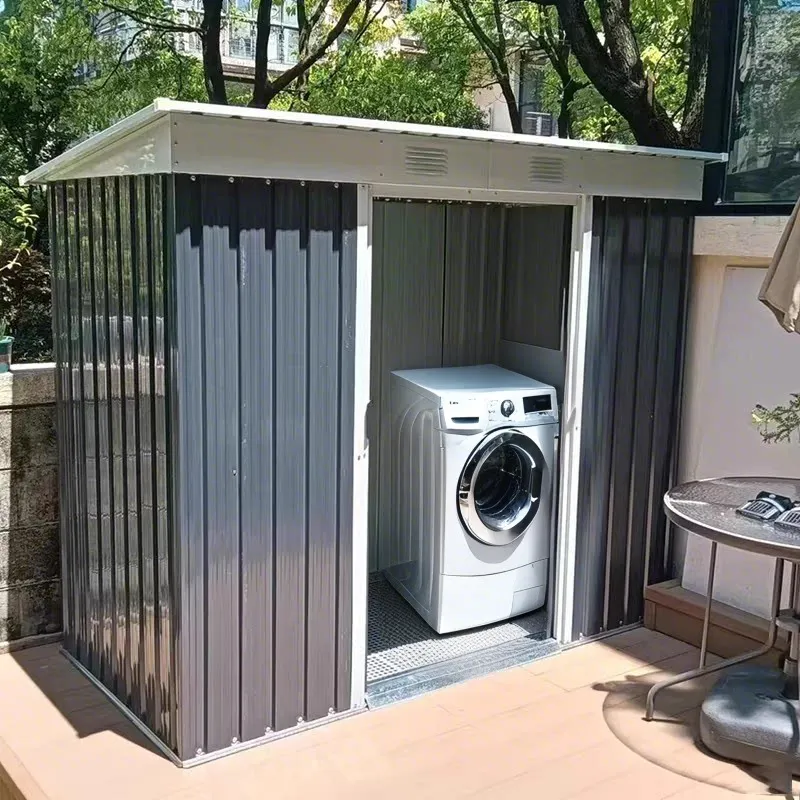 HW-20 Washing Machine Room Outdoor Drum Rooftop Courtyard Waterproof Sunscreen Washing Machine Protective Cover Locker