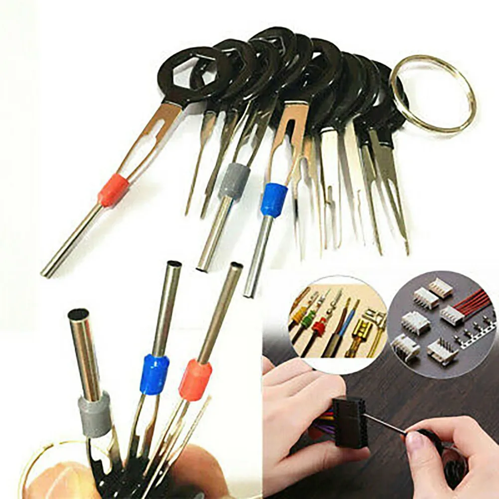 Tool Kit Car Terminal Removal Tool Terminal Back Needle Tool Terminal Pick Needle Useful Wire Terminal Removal Tool