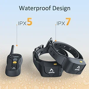

z Dog Training Collar Waterproof Training Collars for 2 Dogs with Remote Rechargeable 3 Training Modes