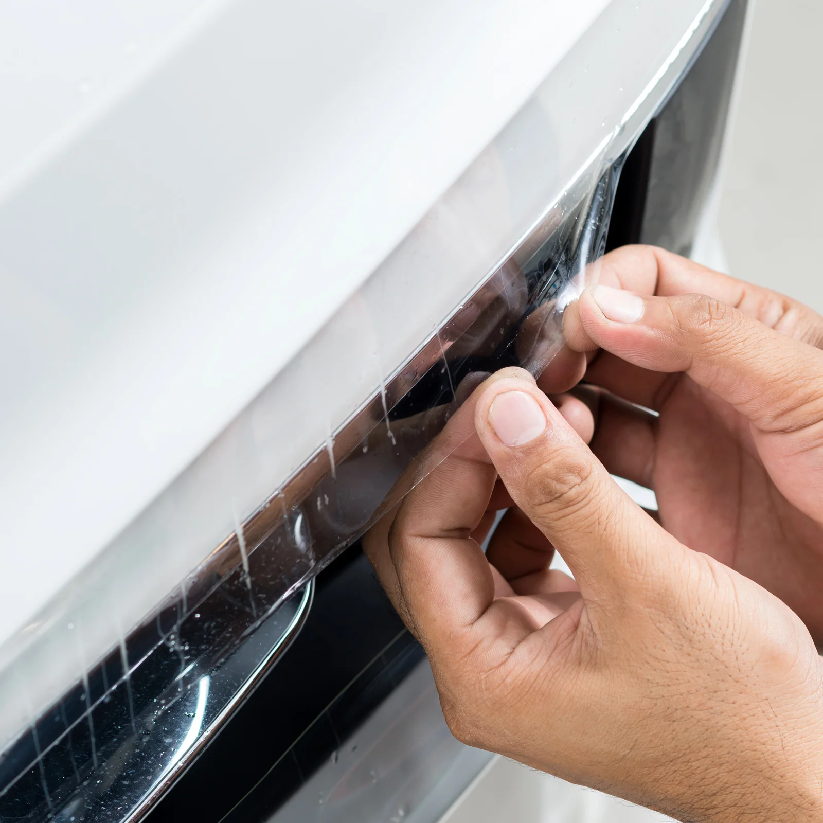 

Clear Plastic Protective Film Handle Adhesive Car Film 20x200cm Scratch Resistant Uv Protection Transparent Car Paint