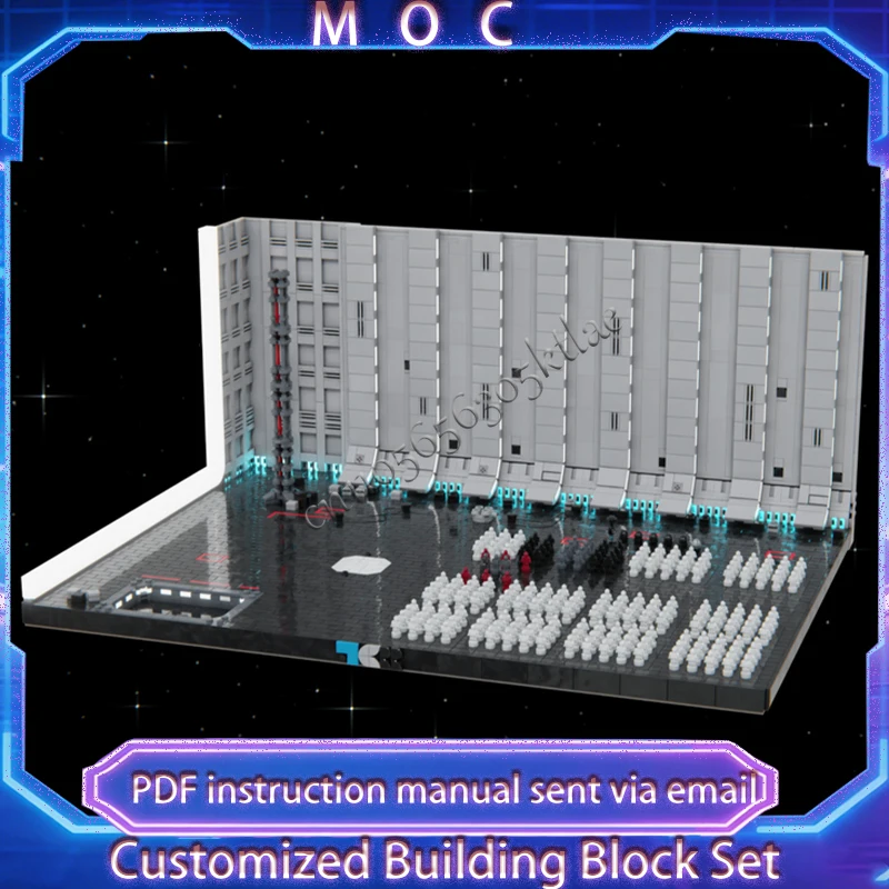 

5403 детали, конструктор MOC «Звездный док II» (дизайн на заказ), развивающая технологическая сборная модель для детей, подарок на день рождения