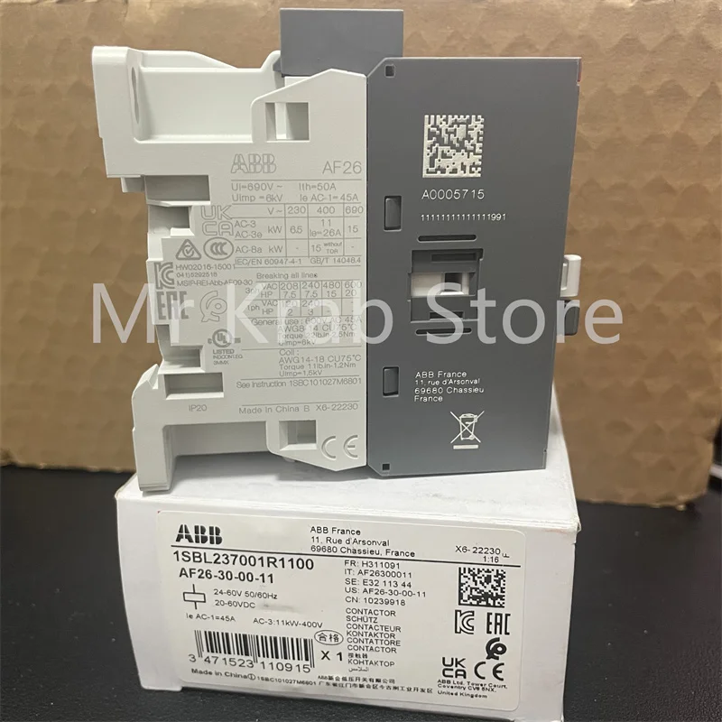 1pcs New original ABB Contactors  AF26-30-00-11 AF30-30-00-11 AF38-30-00-11