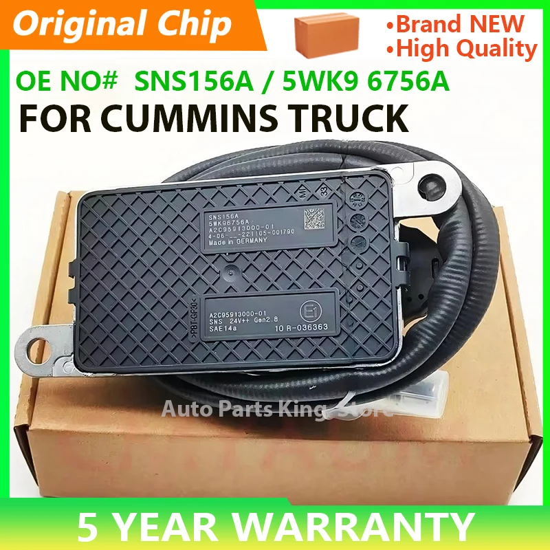 5WK96756A 5WK96756 SNS156A A2C95913000-01 Original New Nitrogen Oxygen Nox Sensor For UNINOX Engine Car Trunk Excavator