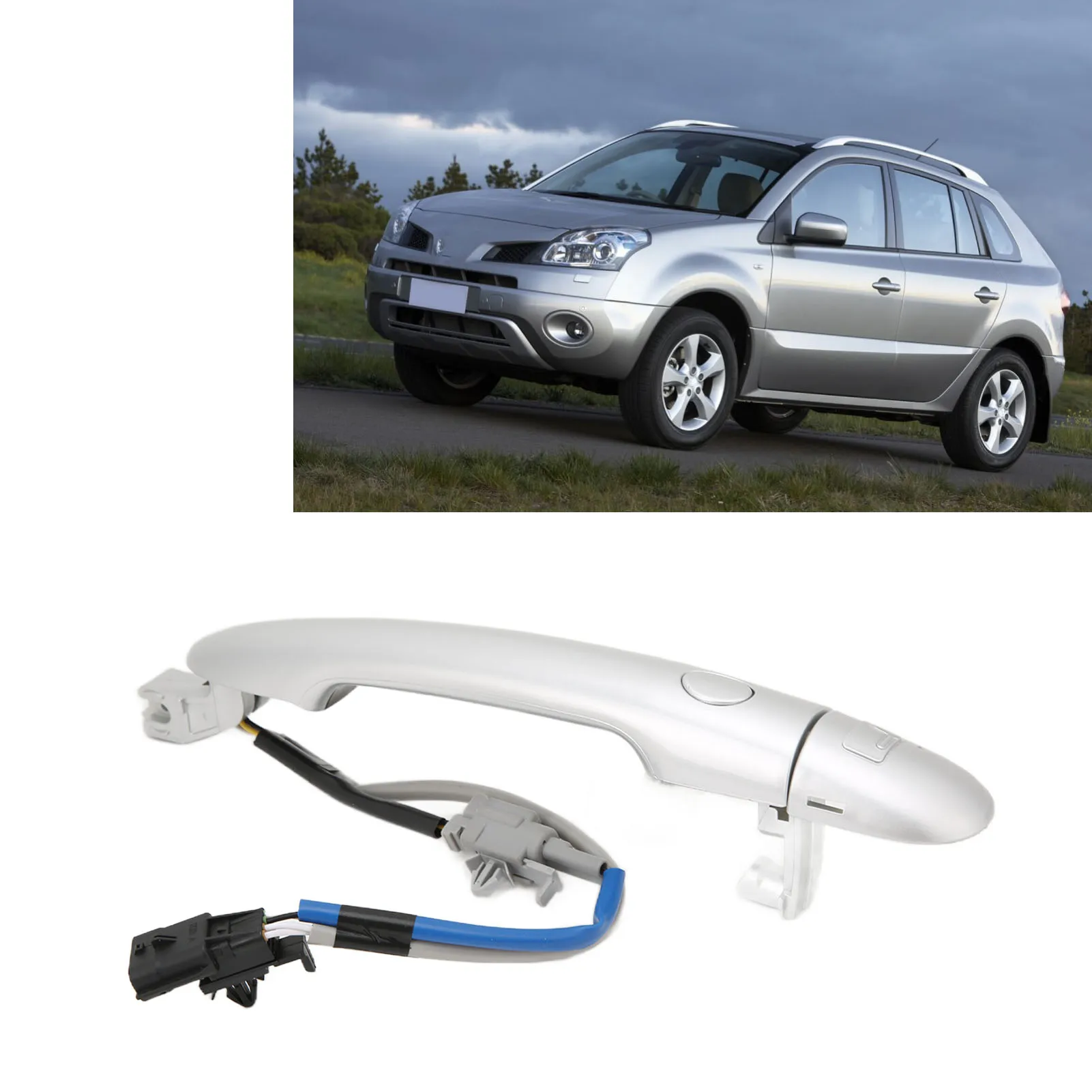 

Car Inner Door Handle Left 80640‑JY01B 80640‑JY01A Auto Parts Replacement for KOLEOS 2009‑2016