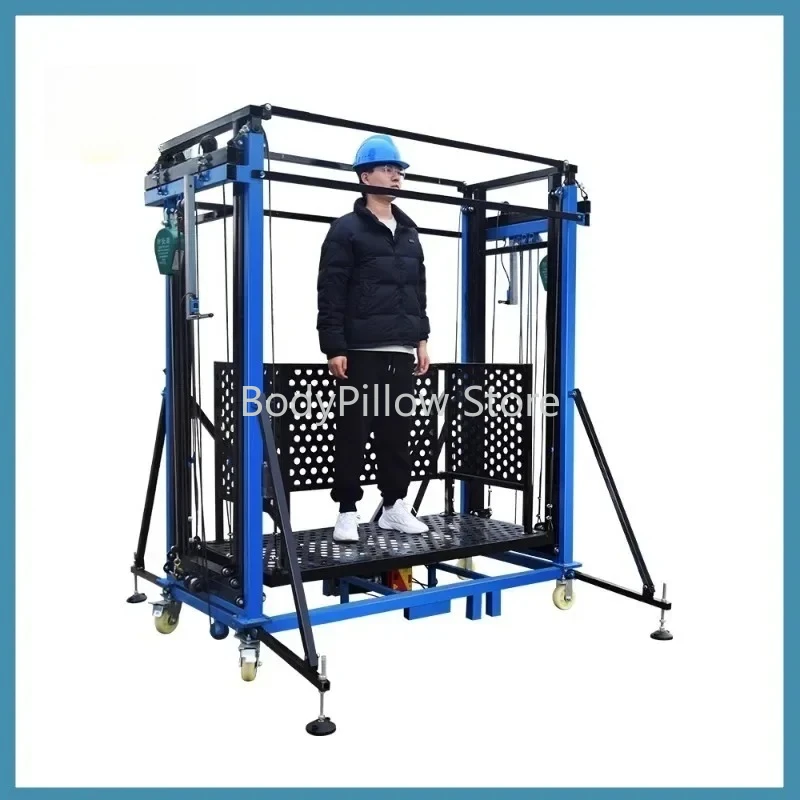 

Электрический подъемник для лесов/руховой складной телескопический строительный площадка, портативная подъемная платформа для работы по воздуху