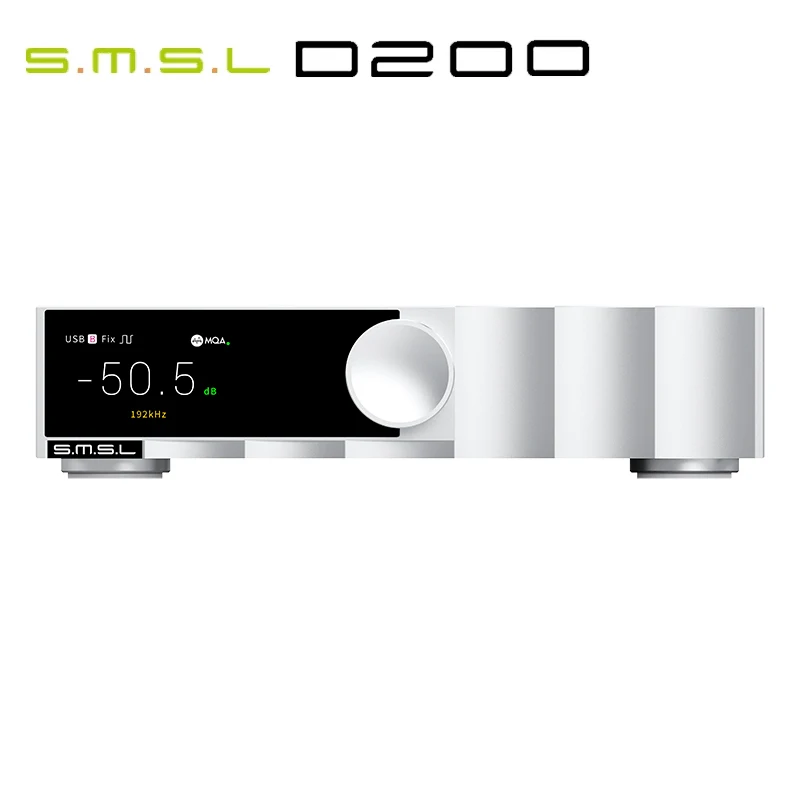 

SMSL D200 decoder ROHM BD34352EKV DAC Chip CK-03 Clock MQA Bluetooth 5.1 LDAC PCM768 DSD512 DOP64