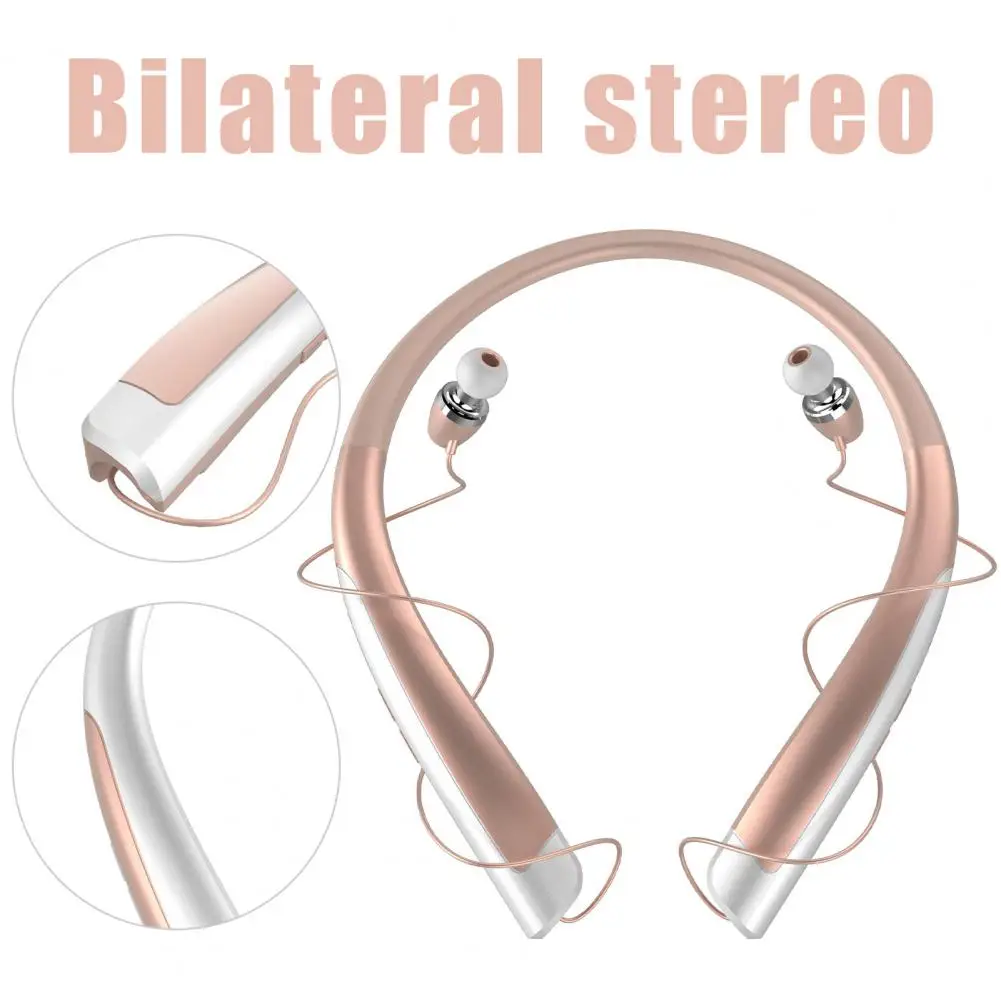 

HBS-1100 Bluetooth Earphone Neck Noise-canceling Wireless Earphone Stereo Surround Wireless Sports Neckband Earbud for Running