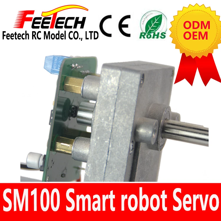 Feetech SM100 12v 100kg 토크 자기 인코더 로봇 서보
