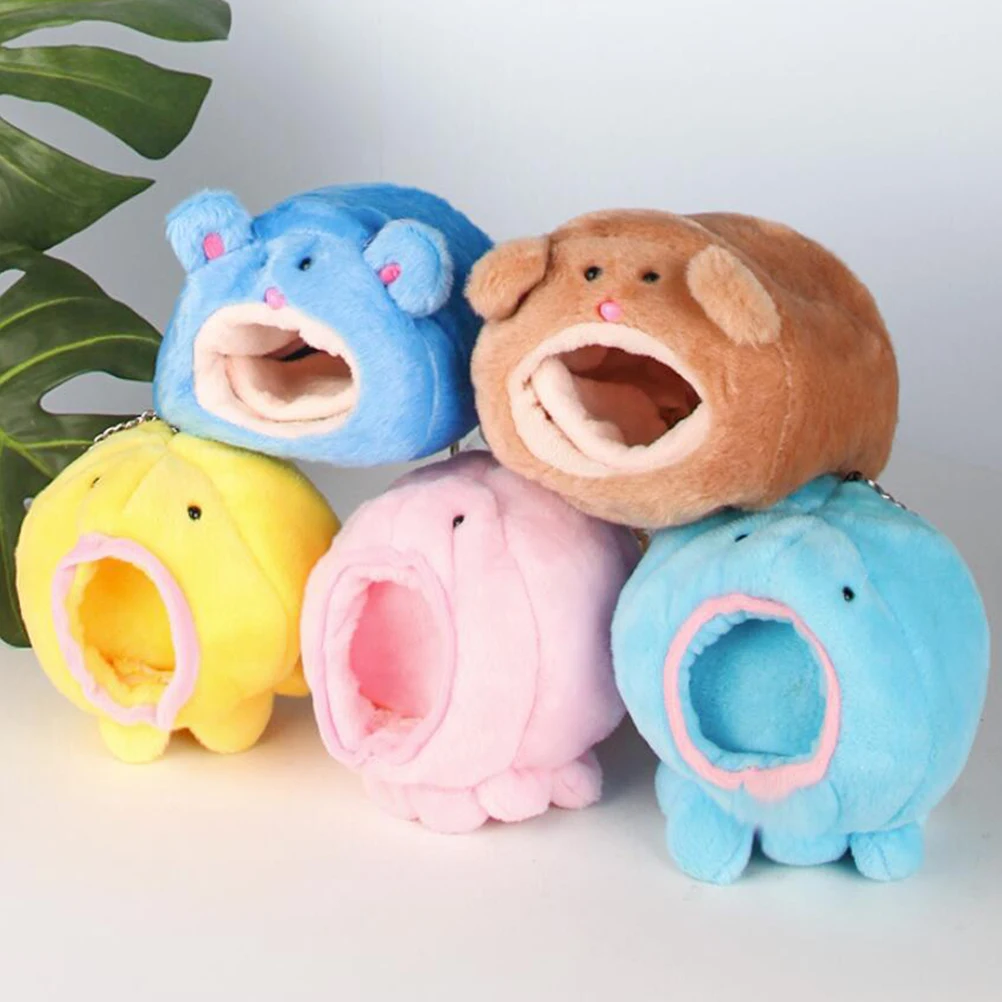 

Soft Pet Bed Winter Warm Nest For Hamster Hanging Sleeping Bed Travel Couch Chair Use Animal Supplies Small