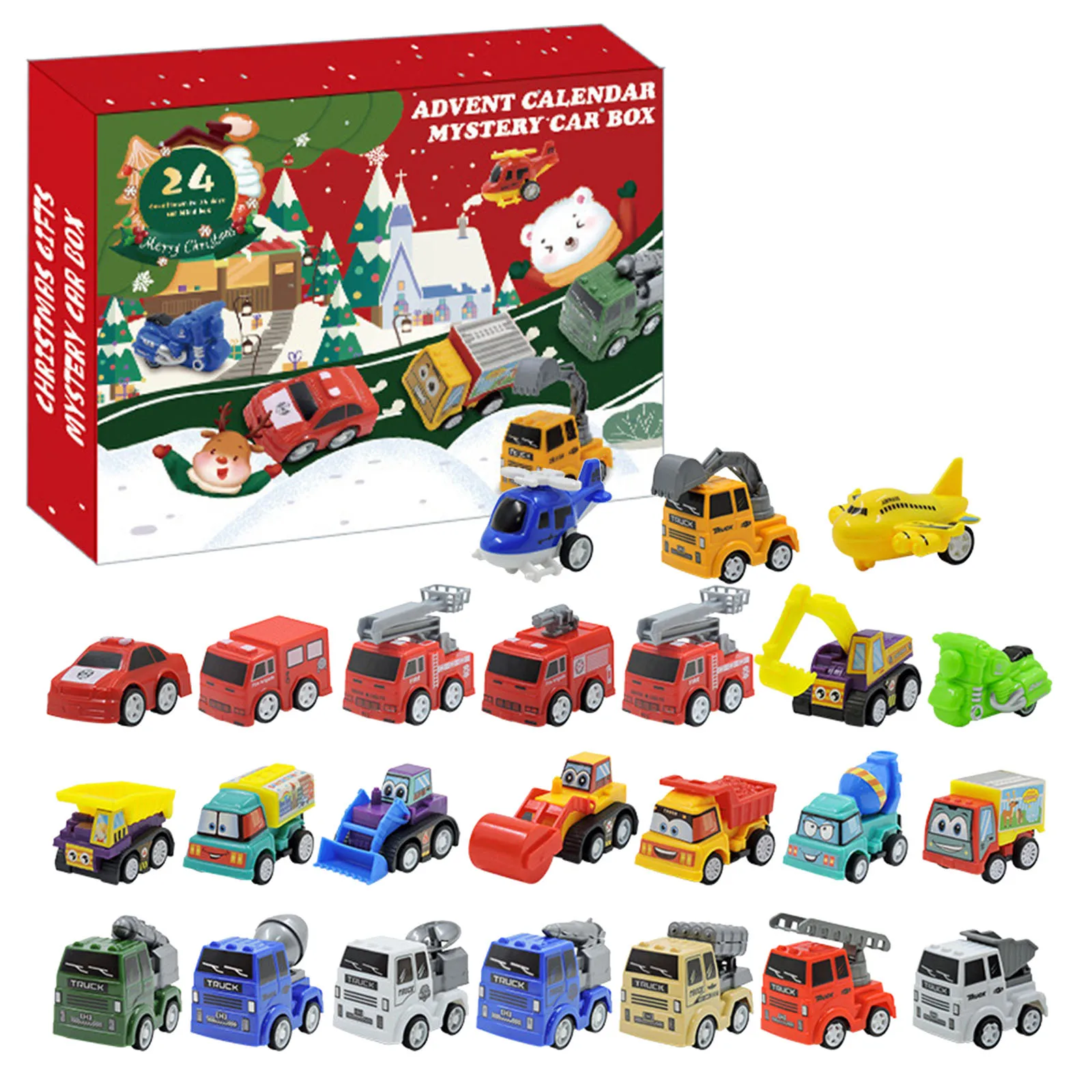 Ensemble de minuterie de sable, compte à rebours de noël, boîte de calendrier de l'avent, jouet Surprise de 24 jours, poupées de déballage pour enfants, minuterie amusante, horloge numérique