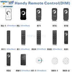 Skydance LED Dimming Remote 1 Zone 4 Zones Single Color Strip Dimming 2.4G RF Remote Work With Skydance Wireless Dimmer Receiver
