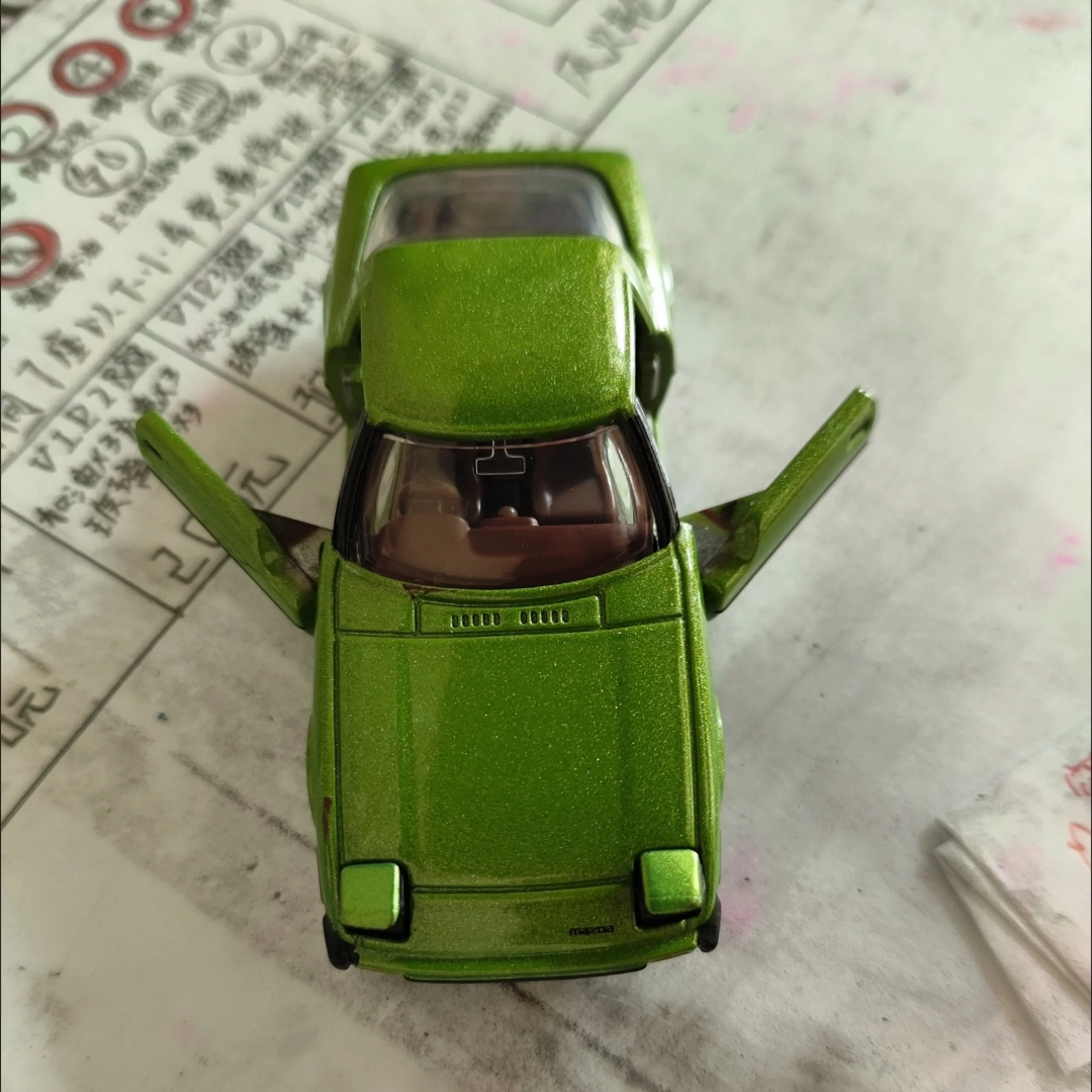 Takara Tomy Tomica Premium 29 Mazda Savanna RX-7 SA22C Metal Alloy Mini Vehicle Diecast Hobby Collectible Display Model