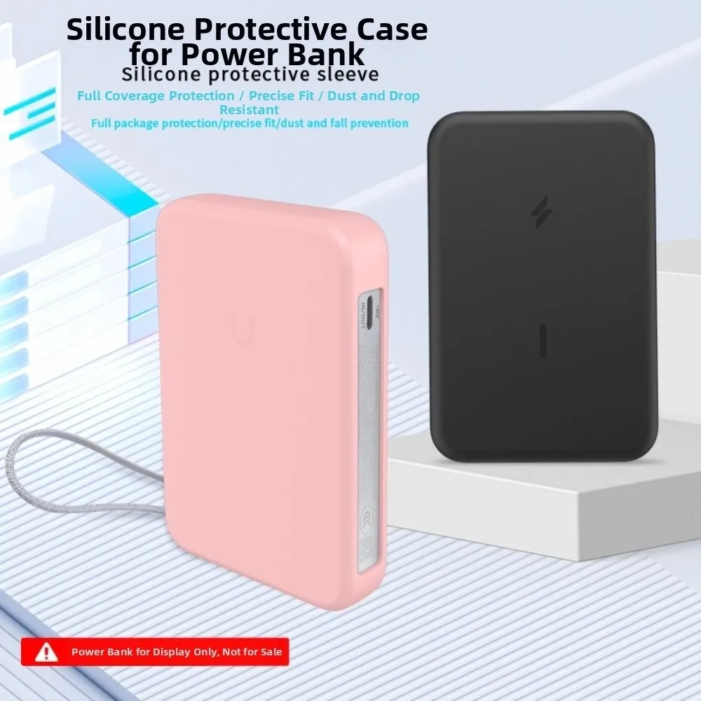 Shockproof Silicone Case Dustproof Soft Protective Case Portable Protective Cover for Anker Zolo Power Bank A1116 Travel