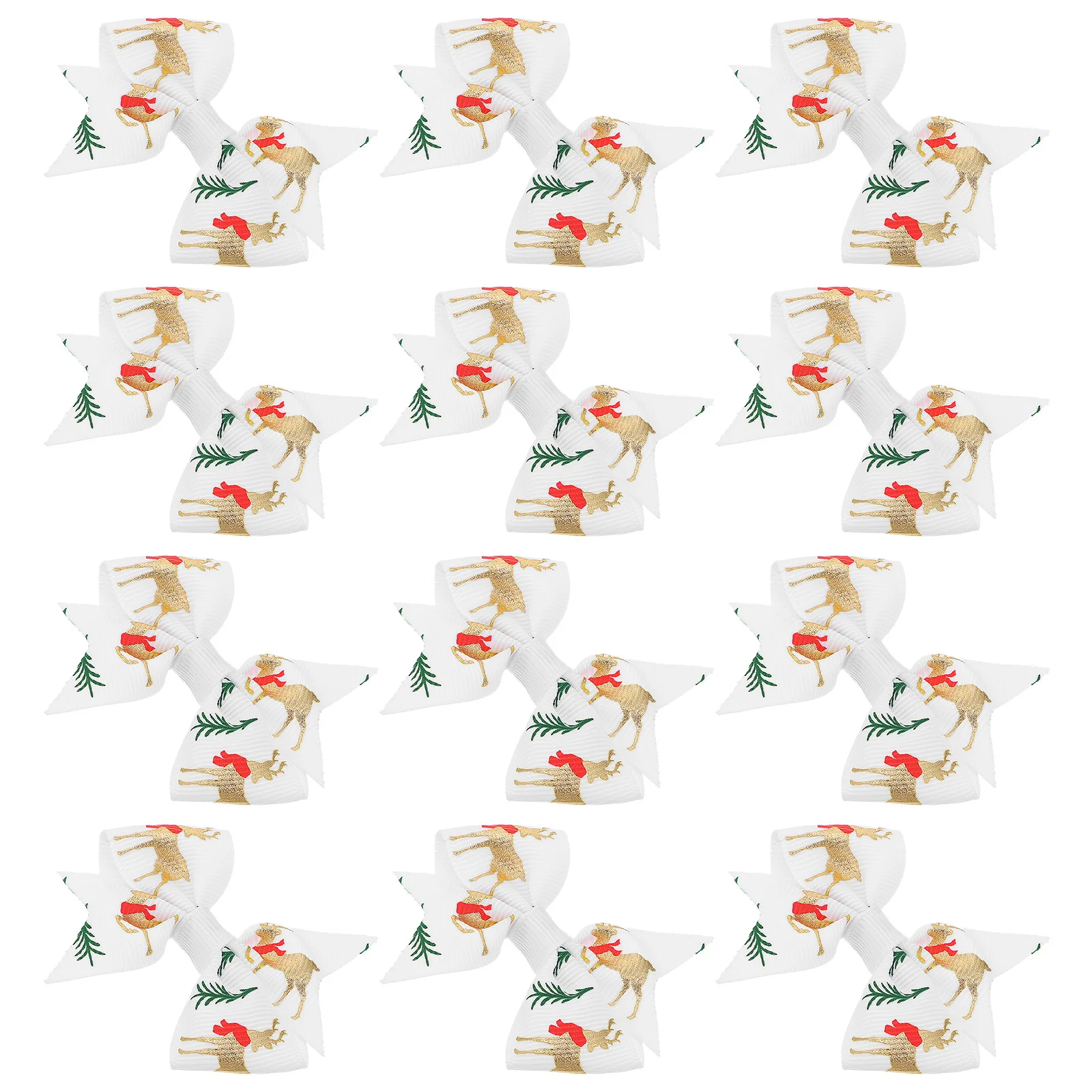 

20 шт. рождественские заколки для волос с бантиками, заколка для заколок, аксессуары