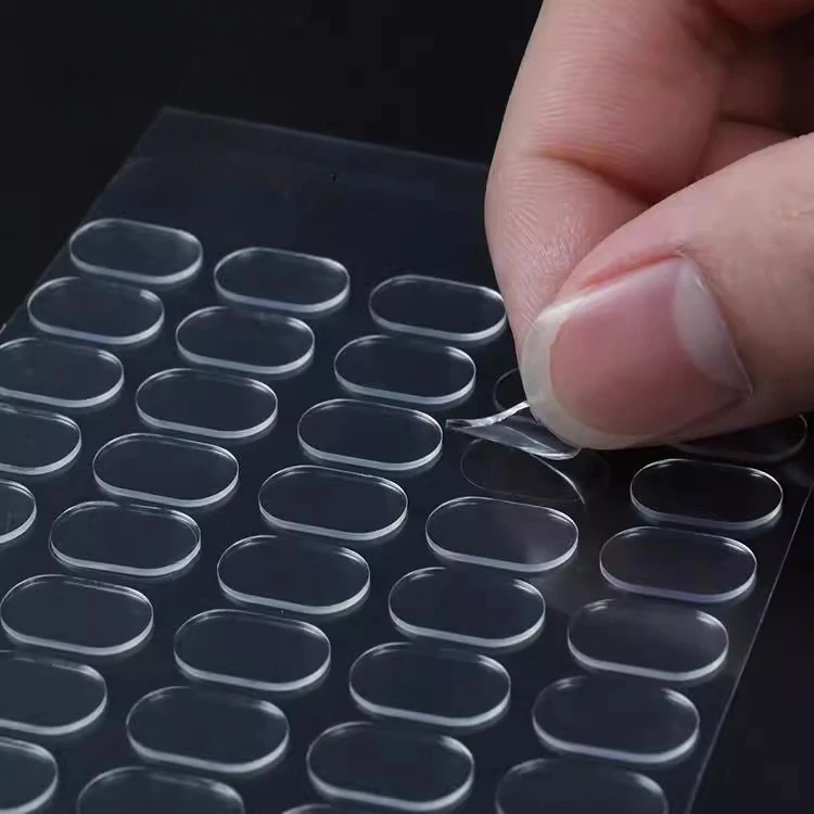 200pcs Transparent Double-Sided Tape Pads - Non-Marking, Anti-Skid Adhesive for DIY Projects & Model Car Decor Double image 6