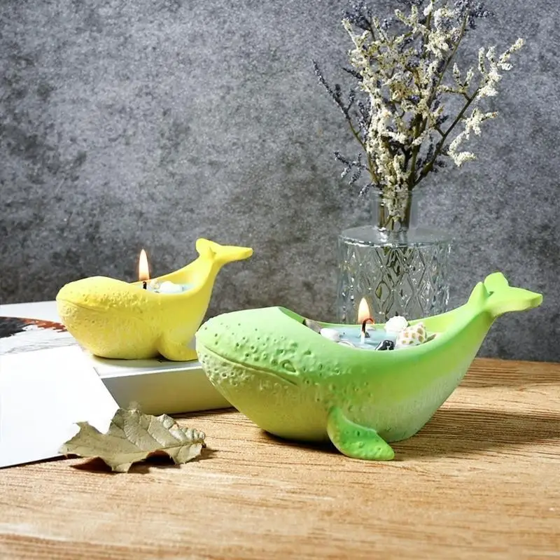 

Flexible Silicone Whale Mould for Artistics and Home Decoration Crafting 964A