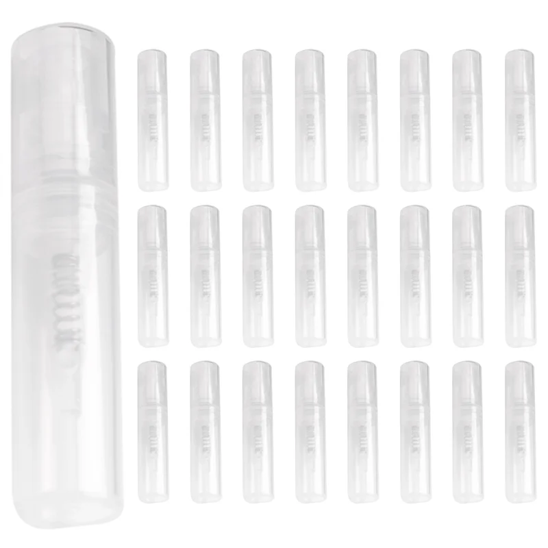 T27C 300 X 2Ml Plastic Travel Spray Bottle Empty Transparent Perfume Atomizer New