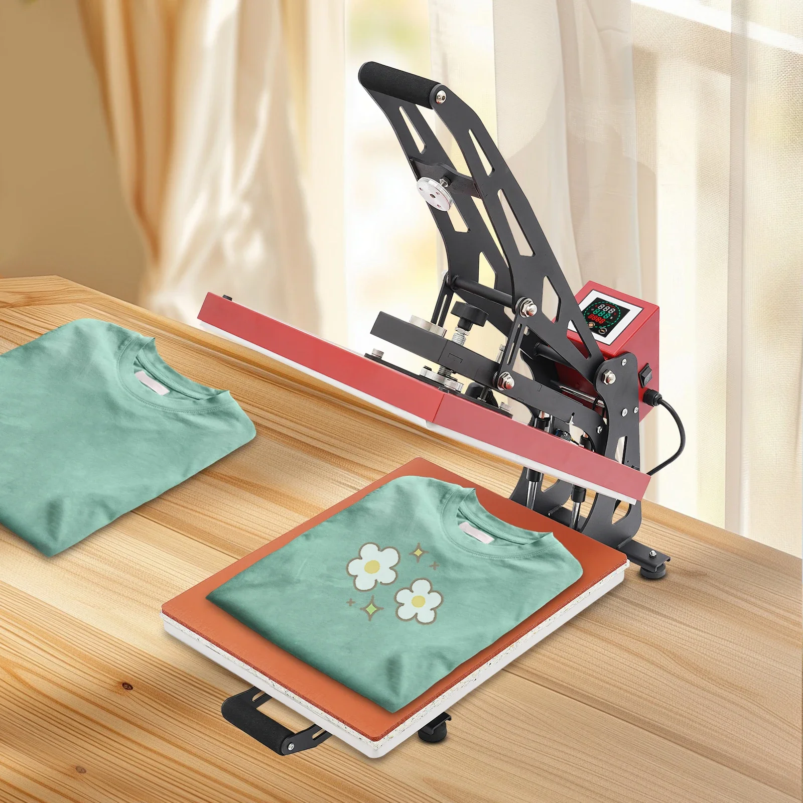 Prasa termotransferowa 40*50cm z regulacją ciśnienia, ekran dotykowy LCD, do koszulek.