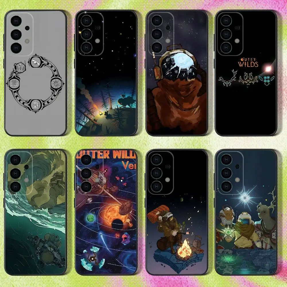 

Phone Case For Samsung S25,S24,S21,S22,S23,S30,Ultra,S20,Plus,Fe,Lite,Note,10,9,Outer W-Wilds Game 5G Black Cover