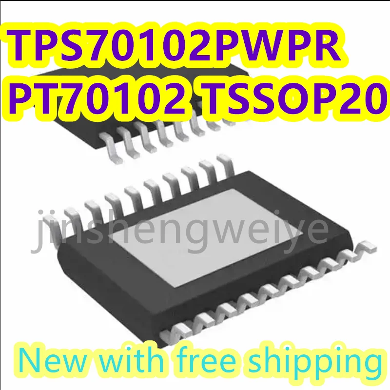 3PCS Free Shipping TPS70102PWPR TPS70102 Silkscreen PT70102 TSSOP20 Linear Voltage Regulator Chip Good Quality