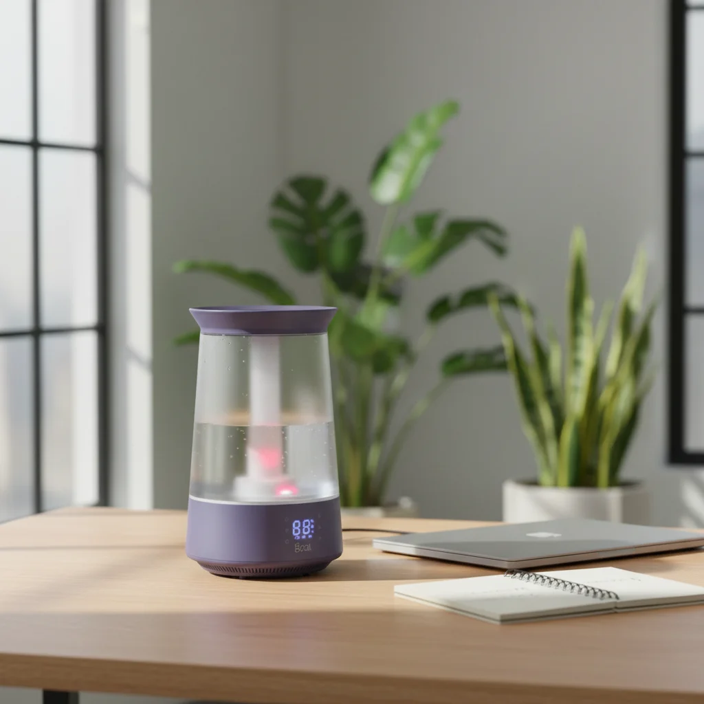 Hot Sale 6L Simplicity Humidifier 3 Mist-Level Mobile Top Fill Plastic Humidification Machine Hotels Outdoors Households