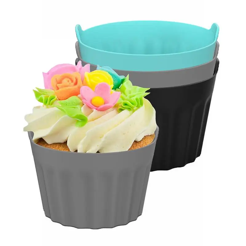 3Pcs/set Silicone Egg Poacher Cup Non-sticky Egg Maker Kitchen Cooking Gadgets For Microwave Air Fryer Stovetop