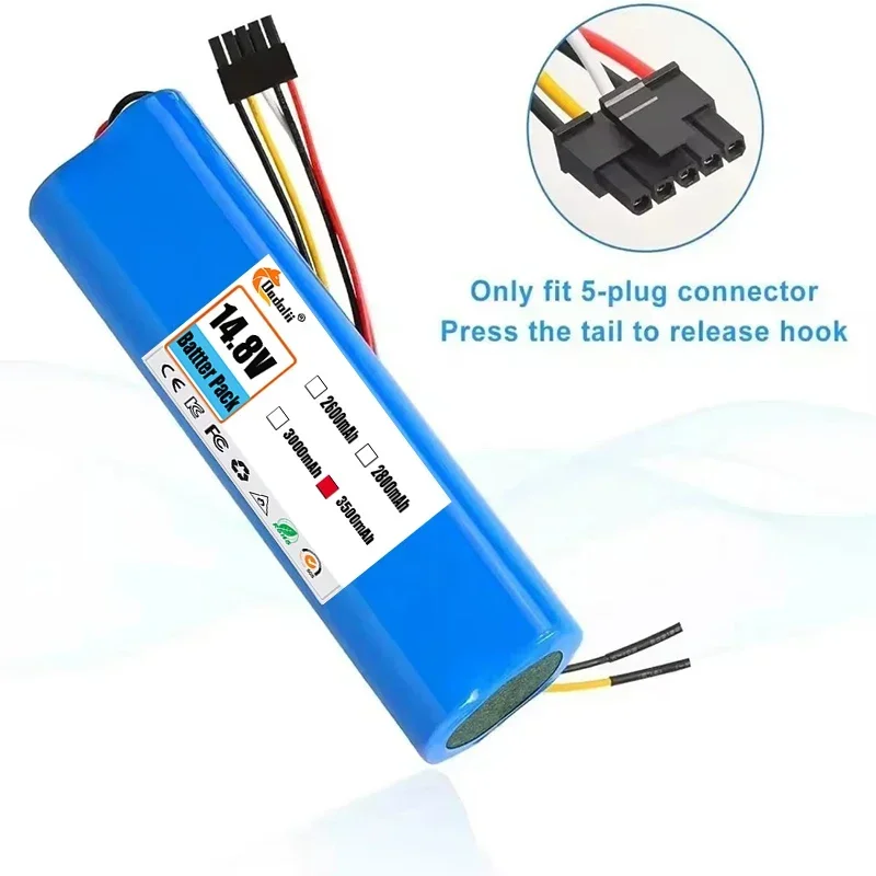 CECOTEC CONGA 3090 3091 3092 1690 1890 2090 2290 로봇 진공 청소기 액세서리, 14.4V 12800mAh 배터리 팩, 100% 신제품