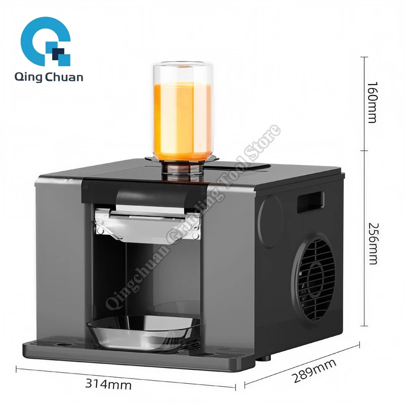Snow Flake Machine Electric Desktop Quantitative Ice Output Commercial Crushed Ice Machine Shaved Ice Machine