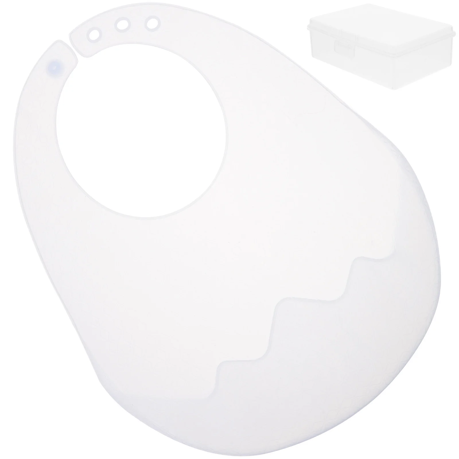 

Silicone Baby Bib Adjustable Neck Strap Flexible Toddler Feeding Bibs Baby Eating Bibs Silicone Toddler Eating Supplies