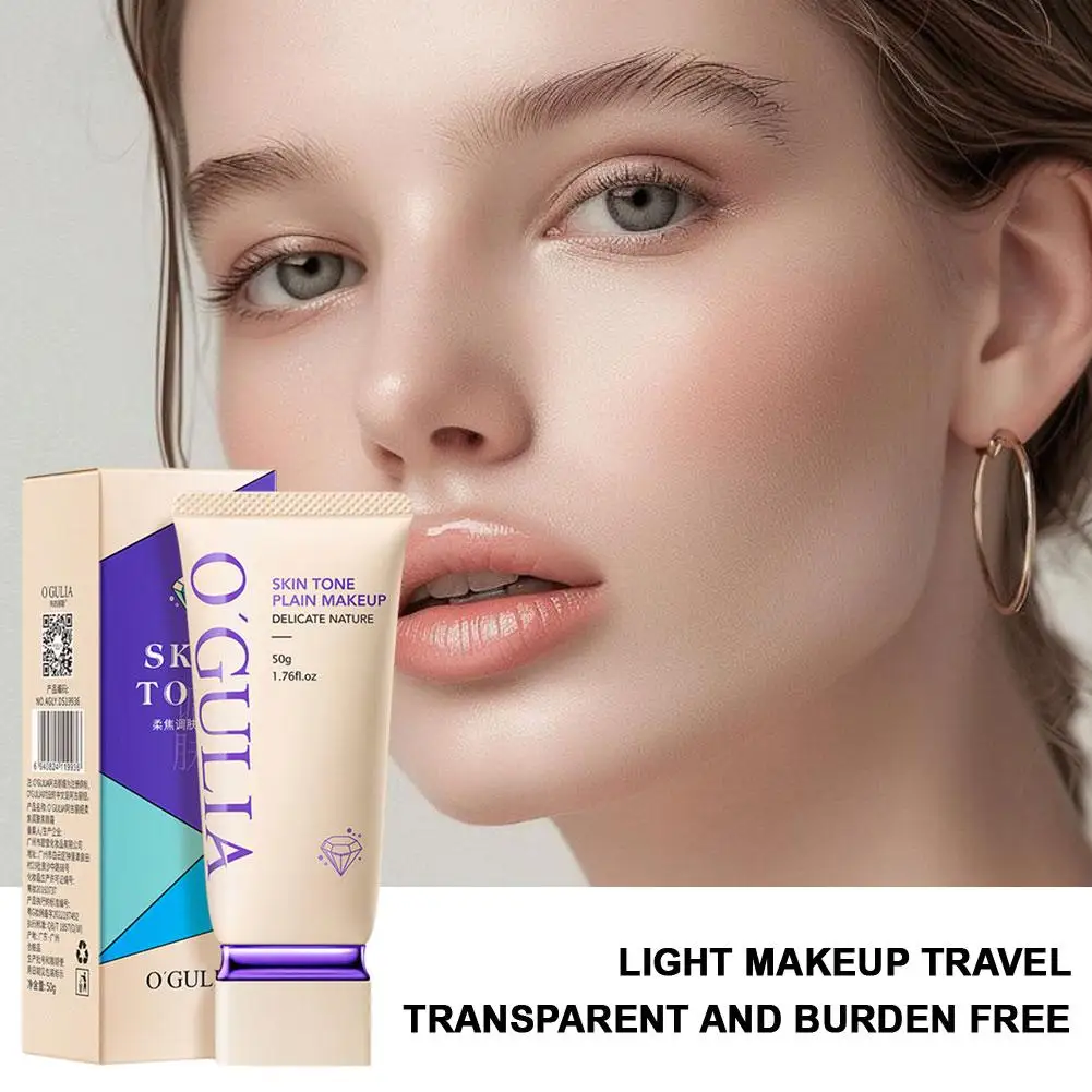 1pc Ogulia Hydrating Concealer Translucent Face Cream 50g Skin Focus Cream Delicate Cream Soft Tone Plain Makeup Up Tinting V0C7