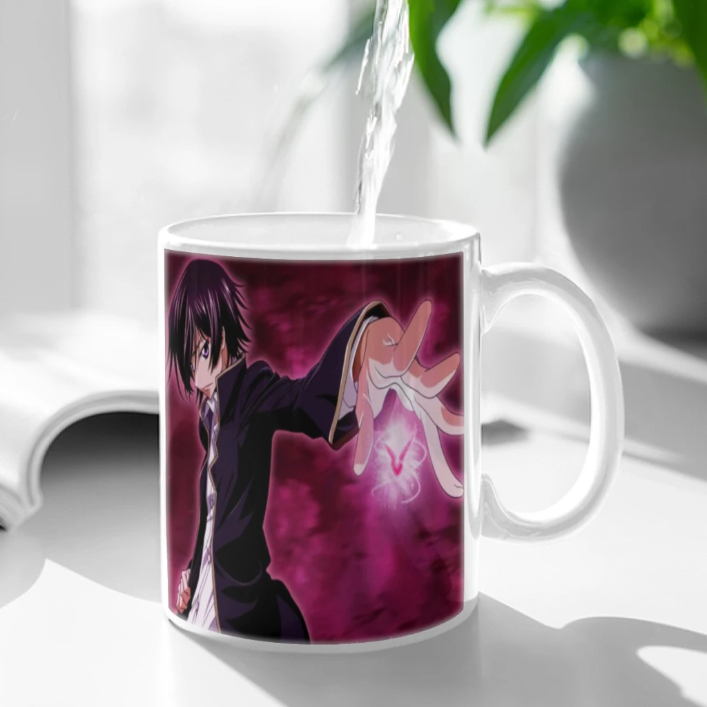 Anime Code Geass Lelouch Ceramic Mug Cute Coffee Tea Milk Stave Mugs And Cups with Handle Novelty Gifts